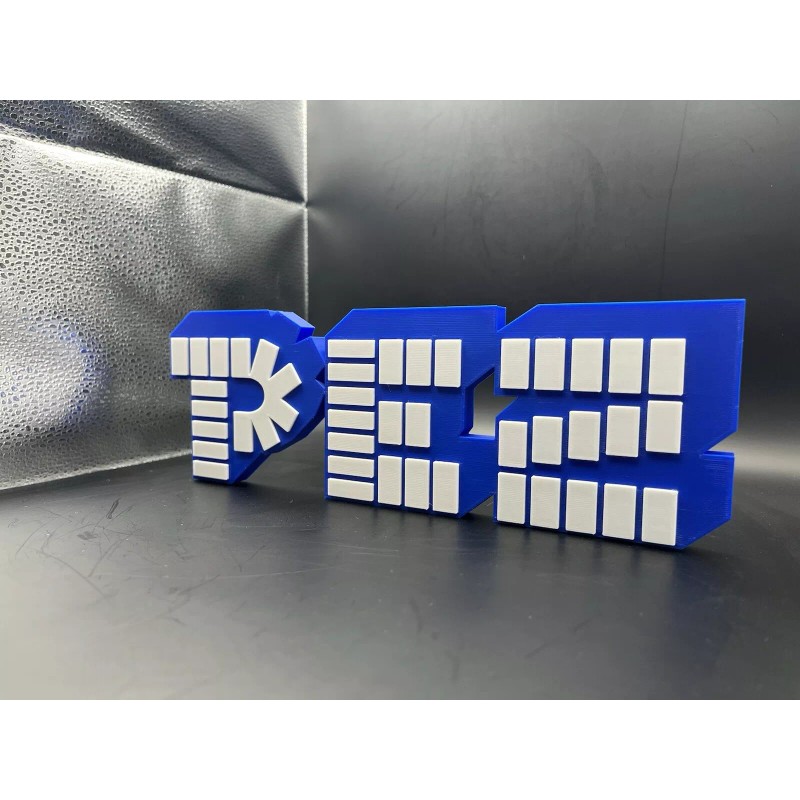 PEZ Candy Logo Sign Display | 3D Wall Desk Shelf