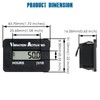 Runleader Digital Mini Vibration Activated Operating Hour Meter with Accelerometer,