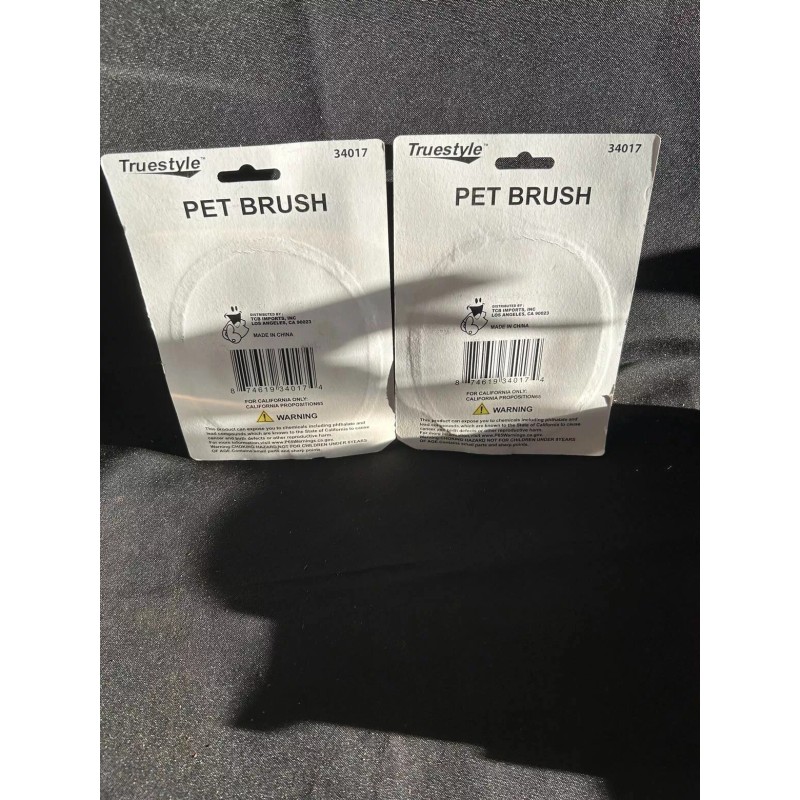 Truestyle 2 Pack Dog Grooming Brush Adjustable Strap