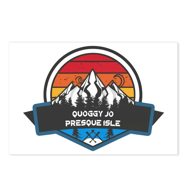 CafePress Quoggy Jo Presque Isle Maine Postcards (Package of 8),