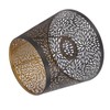 Lampshade, Black E26-E27 Metal Lampshade Cover Iron with Inner Gold