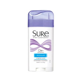 Sure 2.7 Ounces Regular Original Solid Anti-Perspirant Deodorant (Pack of 18)