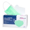 wellsamed Wellsamask, Disposable Surgical Masks Pack of 50, Green, Rubber