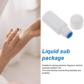 Beavorty 6pcs Applicator Bottle Sponge Head Bottle Empty Liquid Dispenser Refillable Skin Care Cosmetic Travel Lotion Storage Container for Scalp Hair Care 50ml