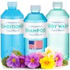 Bergman Kelly - Replacement Shampoo, Conditioner & Body Wash Refill