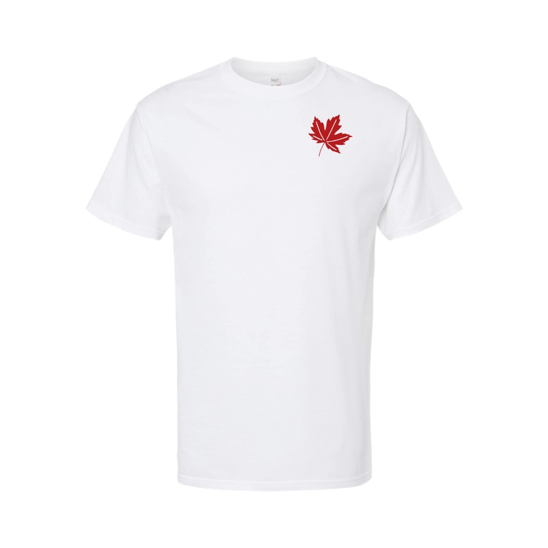 Mens Canada Shirt, Custom Handmade Canada Day Maple Leaf Shirt