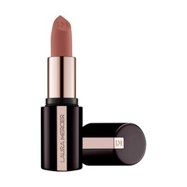 Laura Mercier Caviar Smoothing Matte Lipstick, 16HR Hydration, Long Lasting Wear, High Impact Color, Smudge- & Transfer-Proof, Hyaluronic Acid and Vitamin E Infused, 610 Blush Chenille - Nude pink