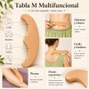 Kit de Cepillos Corporales de Cerdas Naturales y Gua Sha