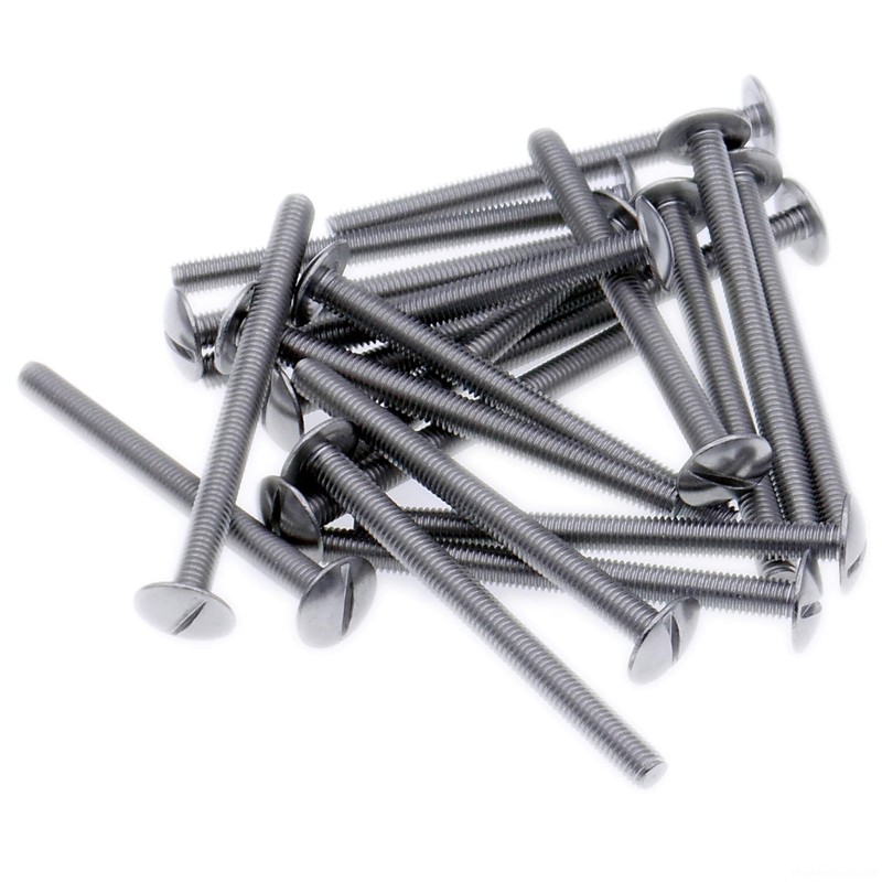 M3 (3mm x 12mm) Slot Mushroom Machine Screw (Bolt) -