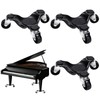 Datanly 3 Pcs Piano Dolly, 6.3" Piano Moving Dolly with
