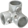 PRO-SAFE Galvanized Structural Pipe Rail Fitting: 90° Side Outlet Elbow