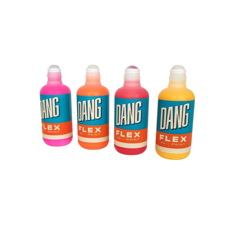 DANG Flex 15 White Paint Marker, 60ml Refillable Graffiti Mop,