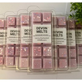 Devon Melts - Lenny Enchanted Wildflowers - Highly Scented 100% Soy Wax Snapbar