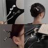HUIKKJP かんざし 髪留め ヘアアレンジ シンプル 簪 ヘアスティック ヘアアクセサリー 浴衣 着物