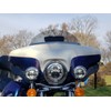 Sled Shields 8" Light Tint Windshield Compatible with Harley Davidson