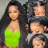 Curly Lace Front Wig Human Hair 22 Inch 13x4 HD
