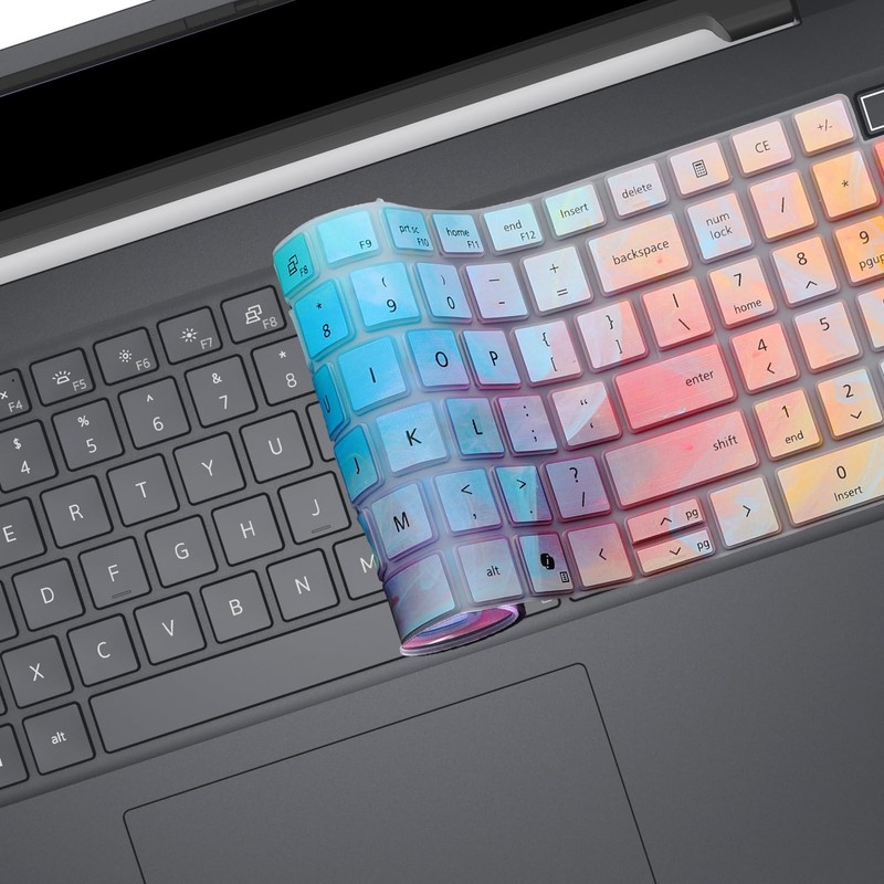 Stylish Colorful Keyboard Cover for 2026 2025 Dell Pro 16/Pro