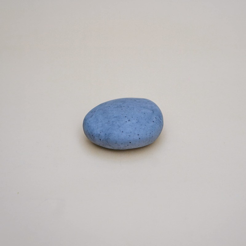 Handmade Plain Colour Pebble Soap (Grey)