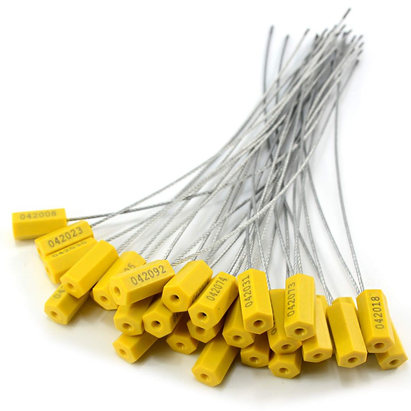 Leadseals(R) 100 Steel Cable Seals - Metal Security Seals for