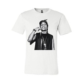 ASAP Rocky A$AP Mob Bella+Canvas Fitted Modern White Unisex T-Shirt USA New (White, Medium)