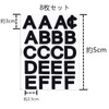 Number Stickers Large Alphabet Waterproof Stickers Letter Stickers Number Stickers