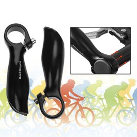 Aluminium Alloy Handlebar End Safety Grips Bicycle Handlebar Ends Bicycle Handle Bar Ends Horns Protection for MTB, Road Bike, Mountain Bike
