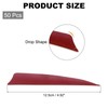MECCANIXITY Arrow Vanes Arrow Fletching 5" Shield Shape Turkey Feathers