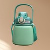 Insulated Water Bottle 650ML 304 Stainless Steel Straw Bottle for