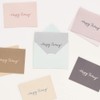 MonoLike Happy Birthday Mini Cards Set of 6 Mini Cards