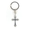 AXLorange Key Ring Cross, silver