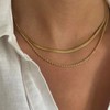 Gold Necklace Women Layered Necklace for Women Gold Plated Paperclip
