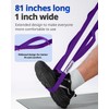 Trideer Stretching Strap Yoga Strap (purple)
