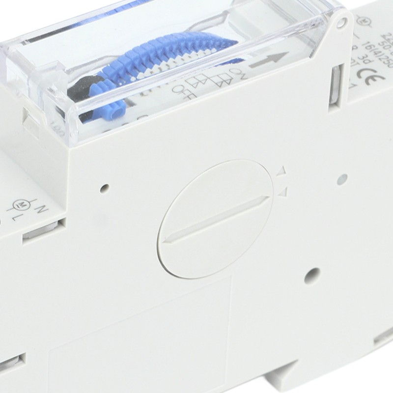 Time Switch Transparent 24h Mechanical Timer Switch with Battery for