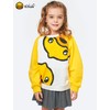 B.Duck Girls Boys Sweatshirt Cute Cartoon Yellow Duck Graphic Printed