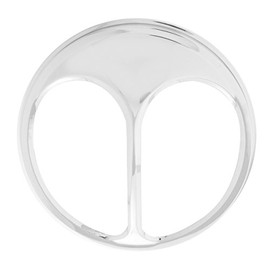 KNS Accessories 90815 Headlight Cover (5 3/4 inches Chrome Cat Eye Style )