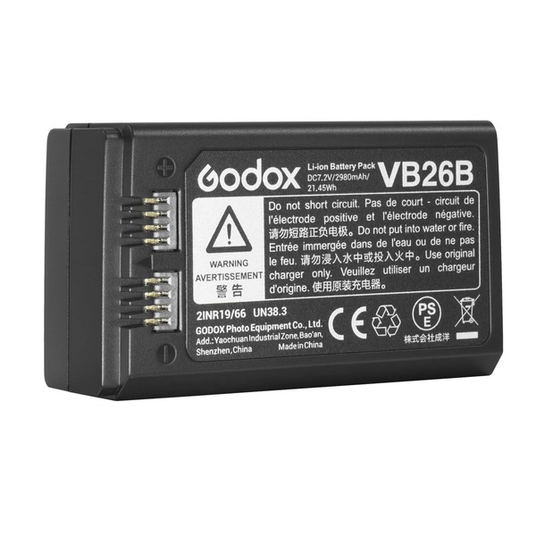 GODOX V1 Battery VB26B VB26A VB26 Battery Replacement for V1S