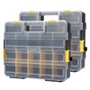 Mayouko Stackable Plastic Toolbox Organizer, Interlocking Small Parts Organizer, Compartment