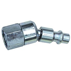 Tru-Flate 12-233 Steel Air Line Swivel Coupler Plug (1/4" 'I/M Design Design' x 1/4" Female Npt)