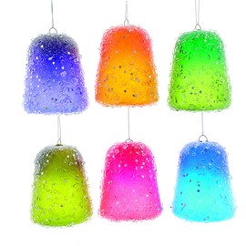 Two Color Gumdrop Ornaments, 6 Assorted
