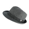 Ascentix Men’s Fedora, 2” Brim, Timeless Classic, Size 23 ½”