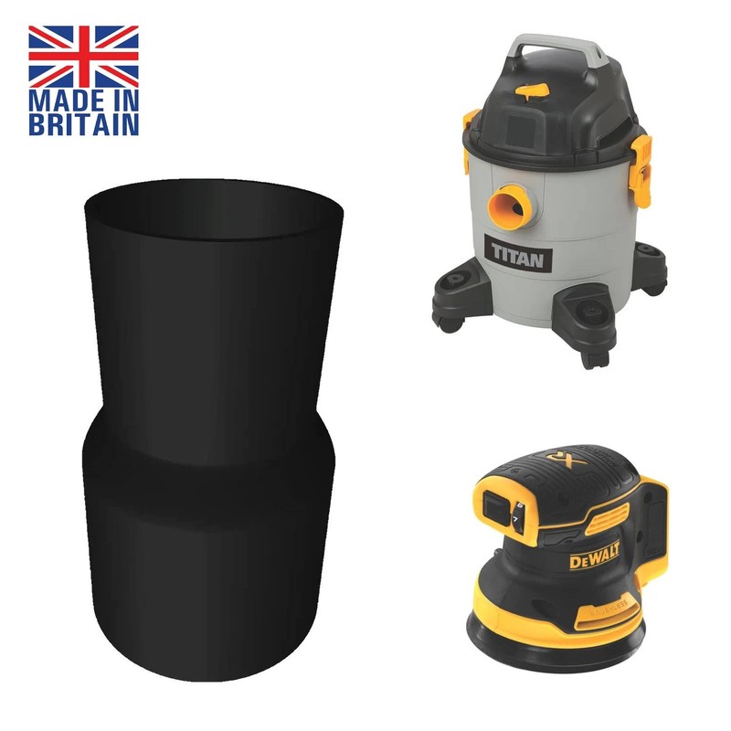 HA-0002-2B Hose Adapter Compatible with Titan Vacuums & Dewalt 18V