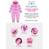 Harry Bear Leopard Print Onesie | Hooded Girls Onesie |