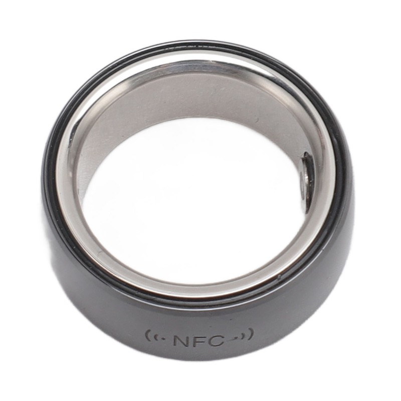 Smart Ring Sleep Fitness Tracker IP68 Waterproof Ceramic NFC Ring
