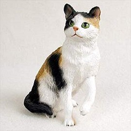 Calico Cat Figurine