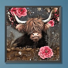 CXYQLC DIY 5D Diamond Painting Kits for Adults Diamond Art Mushroom Moon Diamond Painting Full Drill Crystal Rhinestone Embroidery Craft Kits for Home Wall Decor Gifts 11.8x15.7inch