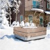 ULTCOVER Waterproof 600D Polyester Square Hot Tub Cover Outdoor SPA