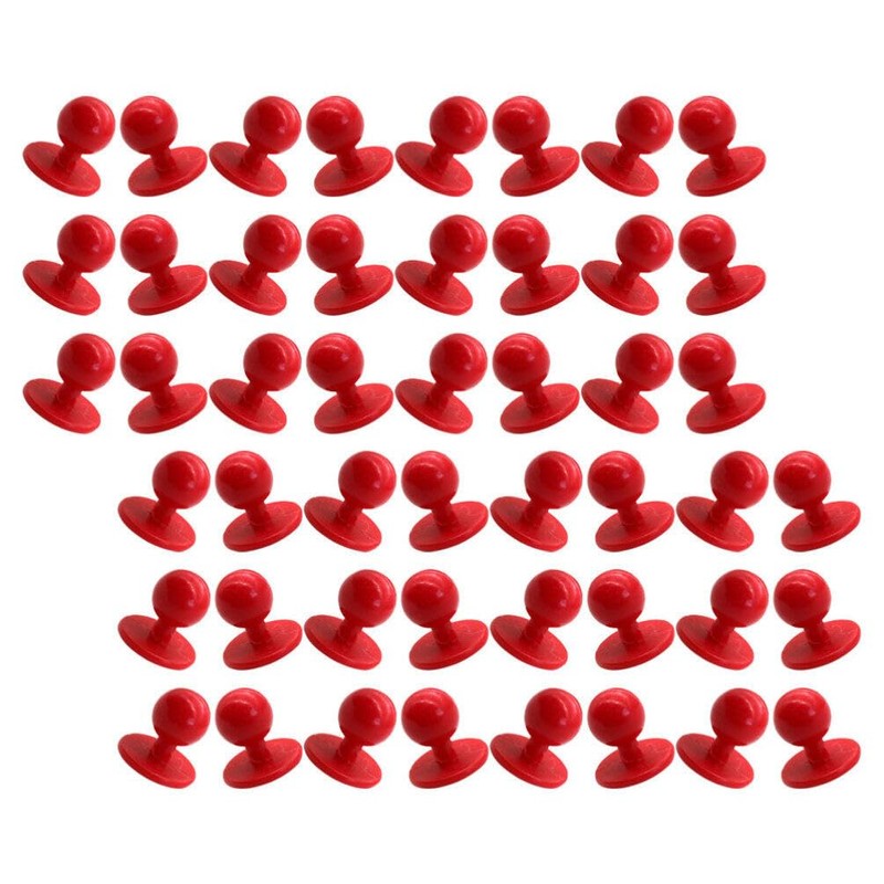 EXCEART Pack of 100 Chef's Coat Rivet Buttons Round Moving