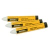 Johnson Level 40-0649 White Lumber Crayons - 3/Pack