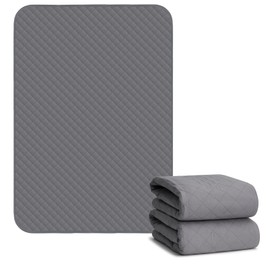 Brosive Hide Stains Washable Bed Pads 45x56 Inch(2Pack),Bed Pads for Incontinence Washable Extra Large,Waterproof Pads for Beds,Mattress,Adults,Seniors,Kid,Pet,Incontinence Pads for Bed Wetting Pads