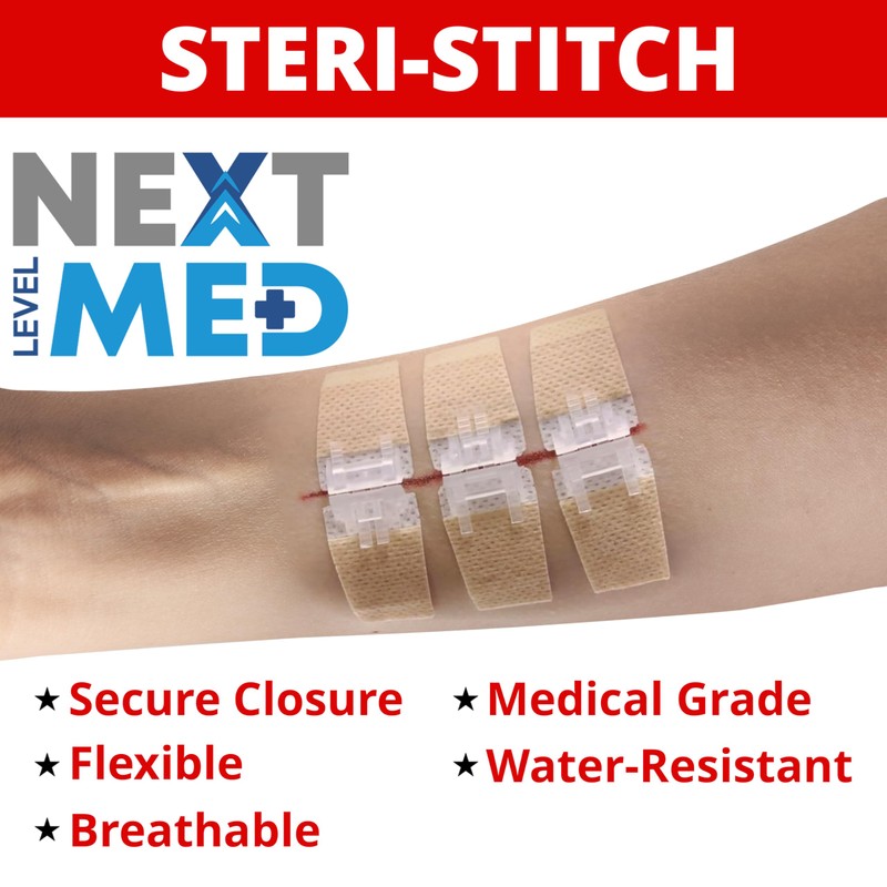 NEXT LEVEL MED Steri-Stitch Wounds & Cuts Closure Kit -